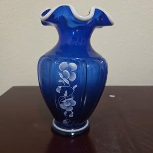 7" hand painted vase j.burkhart